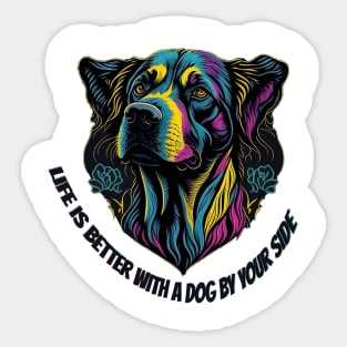 dog owner Sticker